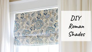 DIY Roman Shades [upl. by Marybella]