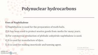 Uses of Naphthalene Anthracene phenanthrene Diphenylmethane and Triphenylmethane [upl. by Yecnahc]