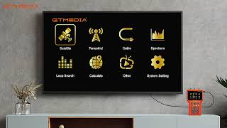 GTMEDIA V8 Finder Pro Satellite Signal Finder DVBS2X S2 S T2 T C ATSCC H265 Support YouTube [upl. by Rocker]