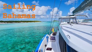 Sailing Bahamas Exumas Leopard 50 Catamaran 34 [upl. by Ecylahs610]