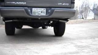 Toyota tundra straight pipe exhaust wresonator [upl. by Adora982]