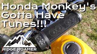 EVEN MORE FUN WITH MUSIC Honda Monkey Stereo System  Kuryakyn Road Thunder Bluetooth Sound Bar [upl. by Anhaj869]