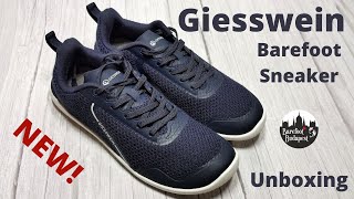 Barefoot shoes discovery  Giesswein Barefoot Sneaker Unboxing [upl. by Ulphia]