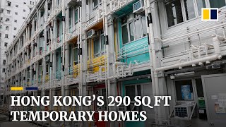 Tiny 290sq ft temporary housing a welcome upgrade for some lowincome Hong Kong families [upl. by Thorlay867]