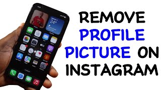 How to Remove Profile Picture on Instagram [upl. by Bobbi676]