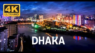 Beauty of Dhaka Capital of Bangladesh 4K Drone Video World in 4K [upl. by Marquet]