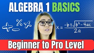 Algebra 1 Basics for Beginners [upl. by Anoval]