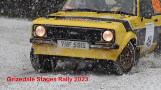 Grizedale Stage Rally 2023  Skelwith Fold Caravan Park Service Area film and Timelapse [upl. by Jonina255]