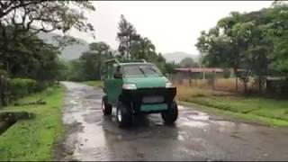 Suzuki APV modificado a 4x4 con partes de Toyota Hilux [upl. by Miarzim]