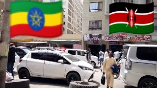 where Ethiopians🇪🇹 live in Nairobi Kenya Eastligh 10street [upl. by Ainad]