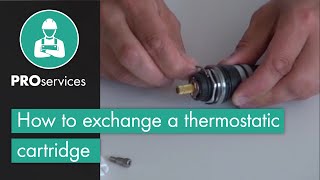 How to exchange a thermostatic cartridge [upl. by Carling]