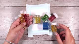 How To SECURE GLITTER Make A Glitter Bubble in Card Making [upl. by Wyler745]