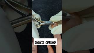 Cuticle Cutting youtubeshorts cuticles bride bridalservice nails explore viral nailtutorial [upl. by Ylil]