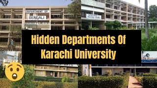 Hidden Departments Of Karachi University  Life Of KU [upl. by Airrej635]