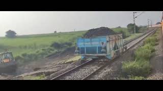 Daundmanmad Doubling amp electrification status bw Ranjangaon to Belwandi section  Indian Railways [upl. by Selec]