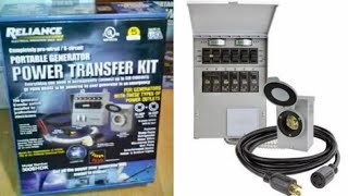 How to connect a Generator to your home Transfer Switch Generator Adapters needed for BackUp power [upl. by Rufus]