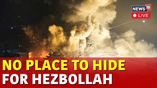 Lebanon Israeli Strikes Hezbollah Command Post Underground Arms Factory In Beirut  News18  N18G [upl. by Mauri592]