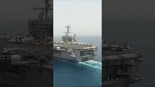 Why MONSTER WAVES Cant Sink US Navys LARGEST Aircraft Carriers During Rough Seas [upl. by Petrie]