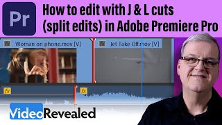 How to edit with J amp L cuts split edits in Adobe Premiere Pro [upl. by Weingarten]