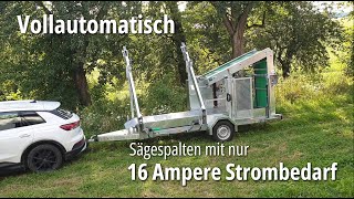 Robie vollautomatischer Sägespaltautomat Demovideo [upl. by Einahpats]