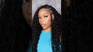 Fulani Flip Over Braids  Sew In 🔥 fulanibraids bohobraids braidedhairstyles shorts braids [upl. by Rico]