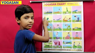 yogasan for beginners  योगासन  name of yogasan  rsgauri [upl. by Blakely363]