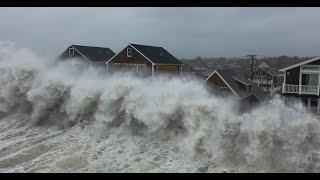 Crazy Winter Storms Noreaster  Big waves  huge snow  bomb cyclone  blizzard  winter hurricane [upl. by Trebmal]