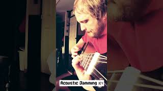 Acoustic Jamming no4  Trying Dads new guitar acousticguitar jamming guitarist [upl. by Nitsirk]