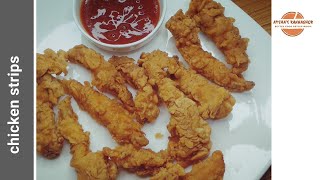 BFC style crispy chicken strips Recipe [upl. by Nwahsram]