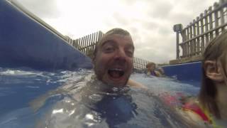 Butlins Skegness NEW Outdoor River Rapids 2015 Splash Waterworld  HD POV [upl. by Coridon]