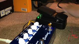 Sonicake Volume amp Wah Pedal with Bogner Ecstasy Blue Sound Demo [upl. by Dayna]