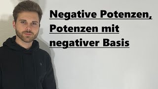 Negative Potenzen ausrechnen Potenzen mit negativer Basis  Verständlich erklärt [upl. by Ynohtona]