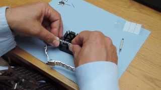 How to adjust the metal bracelet on a wristwatch Links with Screws [upl. by Timothea432]