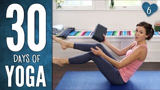 Day 6  SIX PACK ABS  30 Days of Yoga [upl. by Broeker933]