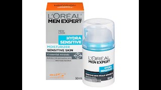 Best Loreal Men Expert Facial Moisturizer Hydra Sensitive For Men  Quick Review Part 2 of 4 [upl. by Matilde]