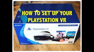 How To Set Up Your Playstation VR PS4PSVR  Simple Guide [upl. by Sheryl570]