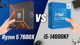 AMD Ryzen 5 7600X vs Intel i514600KF Battle of Budget Beasts [upl. by Richmound]