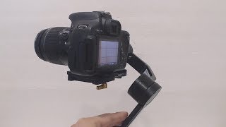 Ikan DS2A Beholder 3axis Gimbal Camera Stabilizer wAngled Arm Review [upl. by Maighdiln]