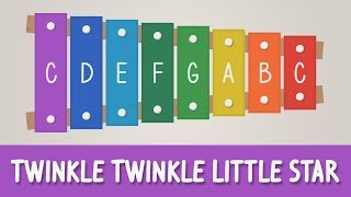 How to play Twinkle Twinkle Little Star on a Xylophone  Easy Songs  Tutorial [upl. by Cofsky]