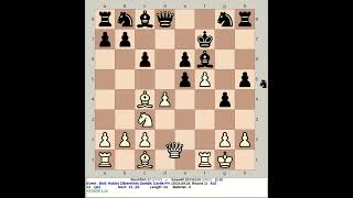 Stockfish 17 vs Seawall 20231015  Bird Hobbs Zilbermints Gambit chess [upl. by Durware]