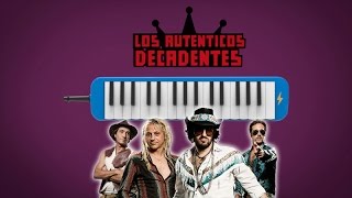 Como tocar quotLos piratasquot  Los autenticos decadentes  MELODICA  TUTORIAL  NOTAS [upl. by Karita]