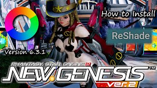 Pso2NGS ReShade 631 How to install it Turn on Depth filters and install presets [upl. by Notniw]