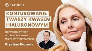 Konturowanie twarzy kwasem hialuronowym w Klinice Satinell [upl. by Esirehs]