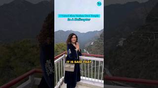 I Visited Mata Vaishno Devi Temple In A Helicopter  Curly Tales shorts [upl. by Healey8]