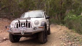 Lerderderg 4wdriving Toyota Hilux Jeep Cherokee KJ [upl. by Biddle]