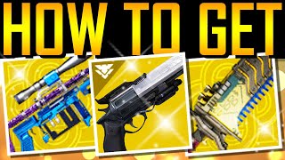 Destiny 2  HOW TO GET ALL EXOTICS All Quests Secret Penguin Loot [upl. by Ermine110]