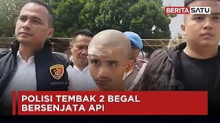 Polisi Tembak 2 Begal Sadis yang Kerap Beraksi Menggunakan Senpi di Garut  Beritasatu [upl. by Bernat]