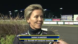 October 19 2024  Breeders Crown Elimination  Race 9 interview with CoTrainer Sarah Svanstedt [upl. by Balcer]