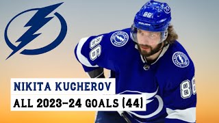 Nikita Kucherov 86 All 44 Goals of the 202324 NHL Season [upl. by Belita893]