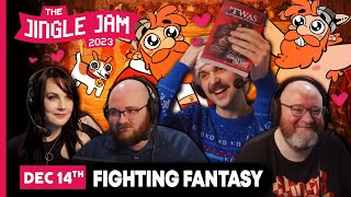 Fighting Fantasy  w Lewis Simon Nina amp Jack  Jingle Jam 2023  Day 14  14122023 [upl. by Ronny]